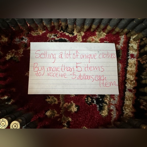 Buy 5 items to receive 5 dollars each one! - Picture 1 of 1